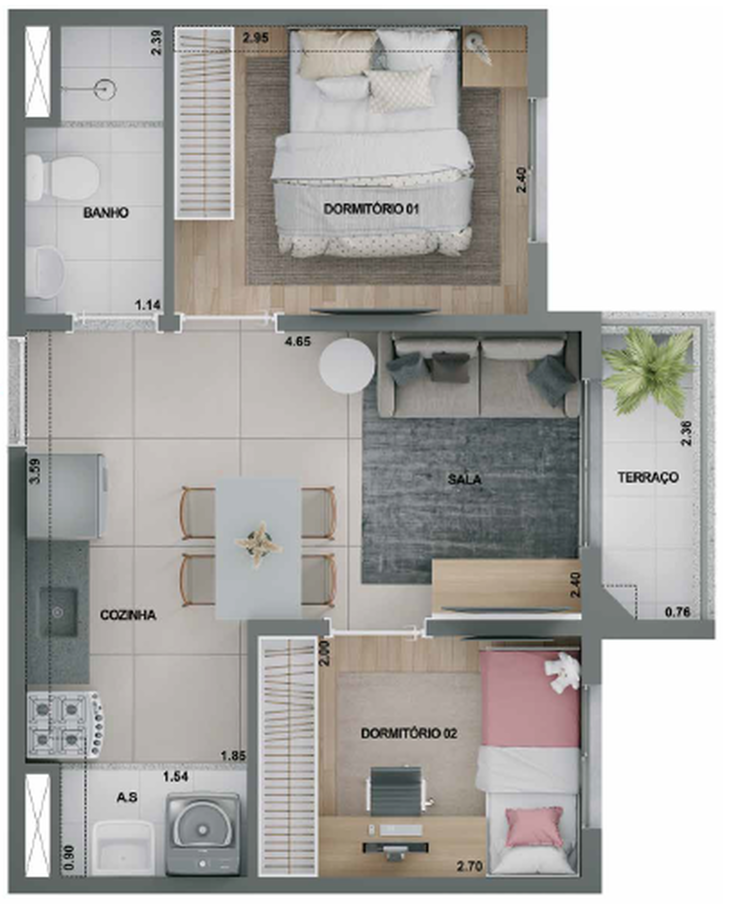 Planta -  - Meu Imóvel Online
