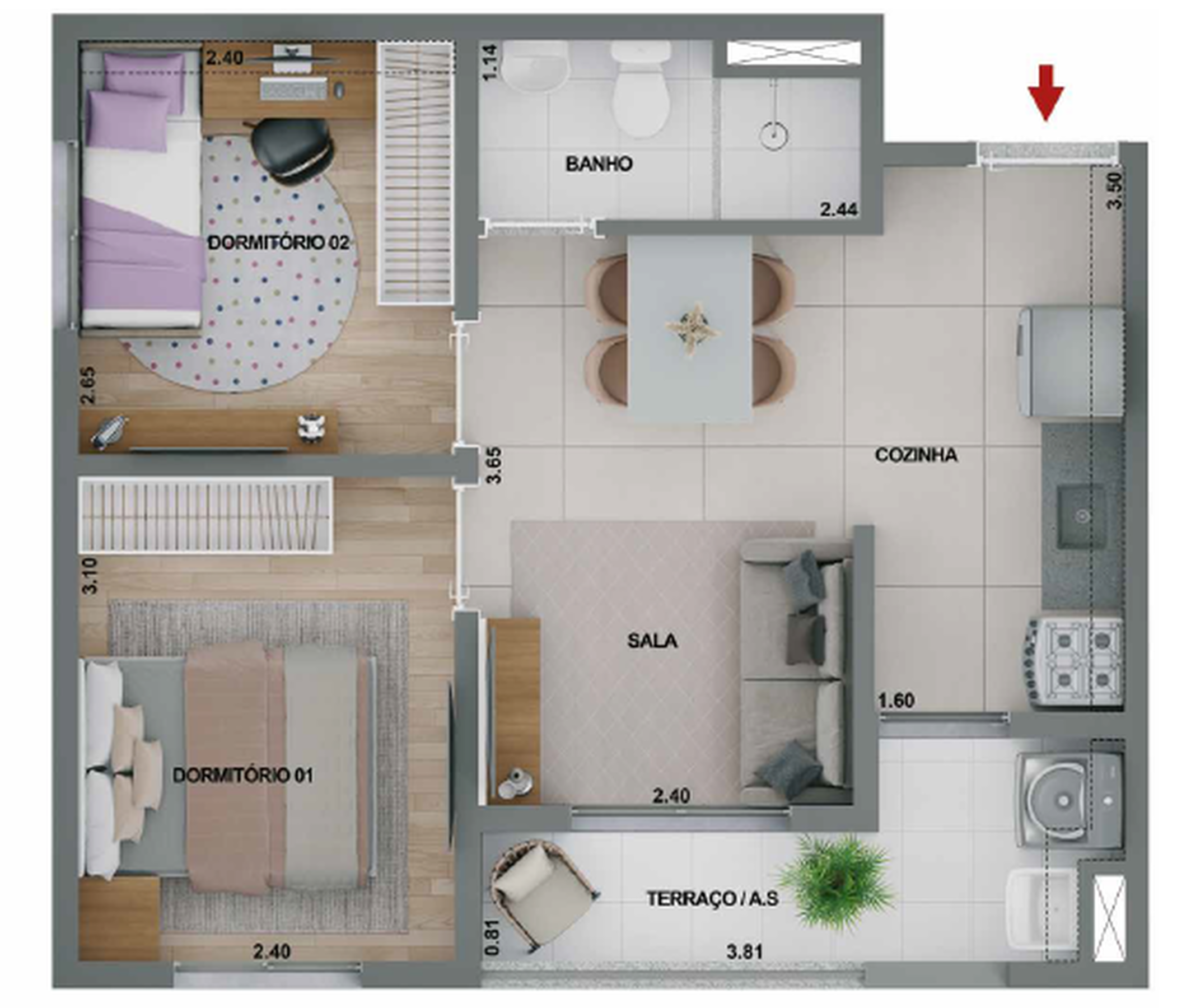 Planta -  - Meu Imóvel Online