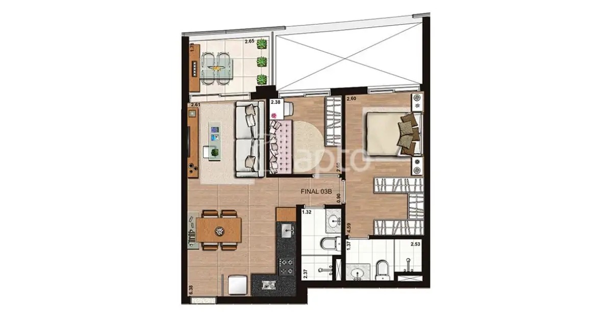 Planta -  - Meu Imóvel Online