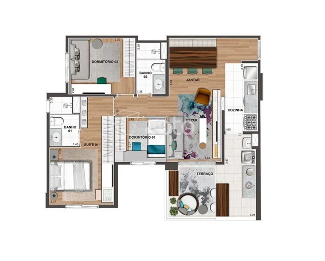 Planta -  - Meu Imóvel Online