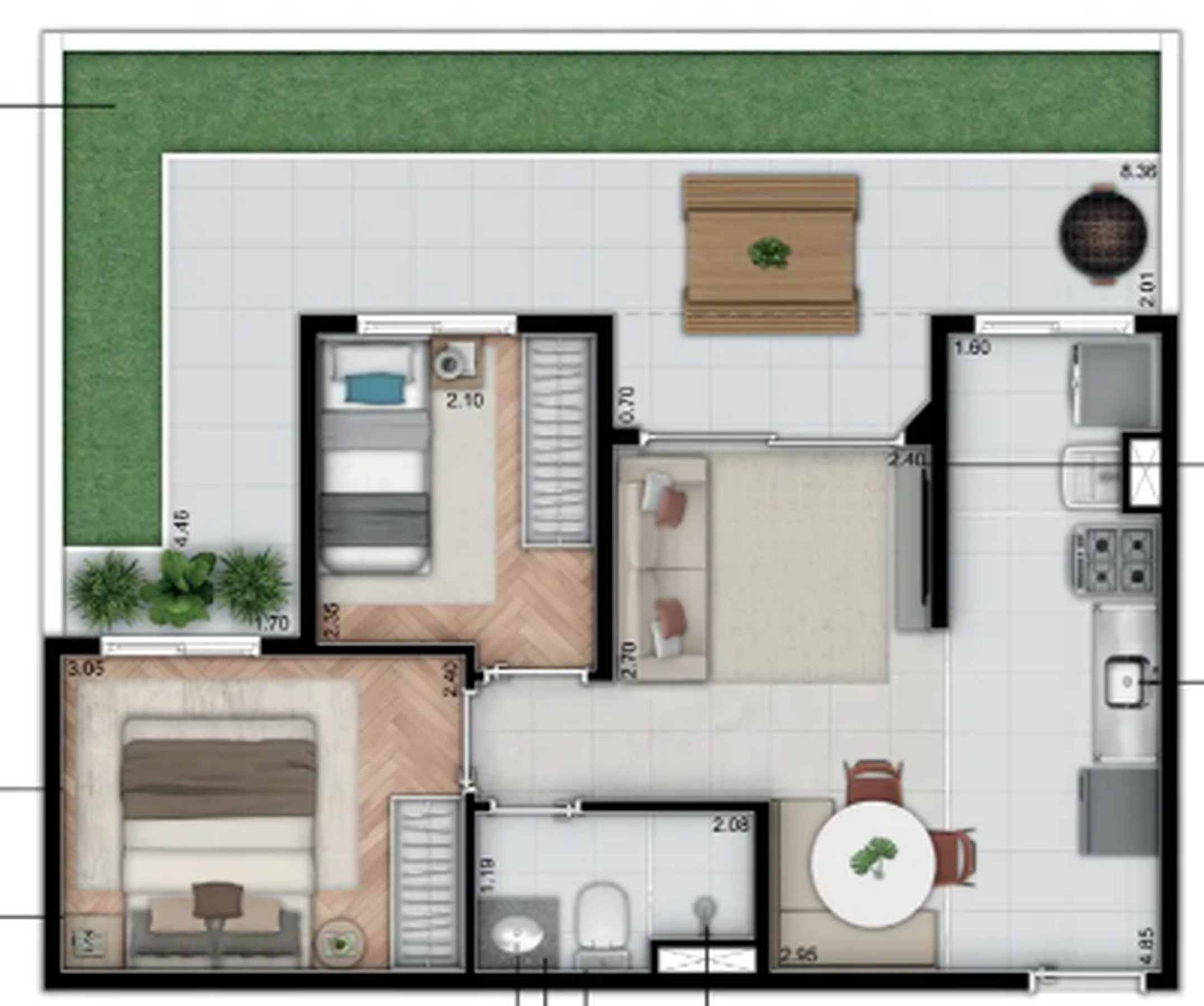 Planta -  - Meu Imóvel Online