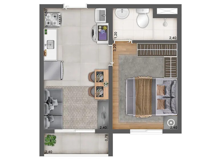 Planta -  - Meu Imóvel Online