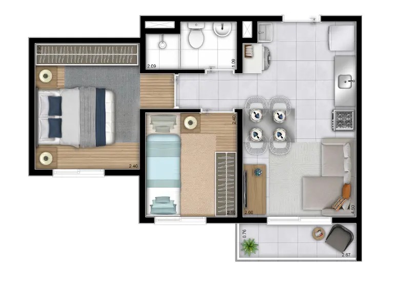 Planta -  - Meu Imóvel Online