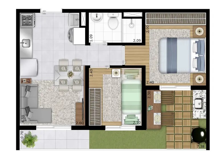 Planta -  - Meu Imóvel Online